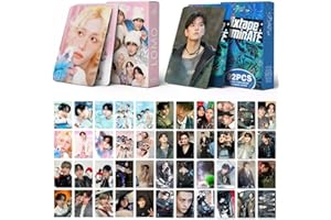 JXADVOK Stray-K Photocards,2 Pack/184 PCS Stray-K Lomo Cards SK New Album Postcards Card Set Lomo Birthday Gift for Boys Girls Fans - Each Box Contains 60 Cards and 32 Stickers