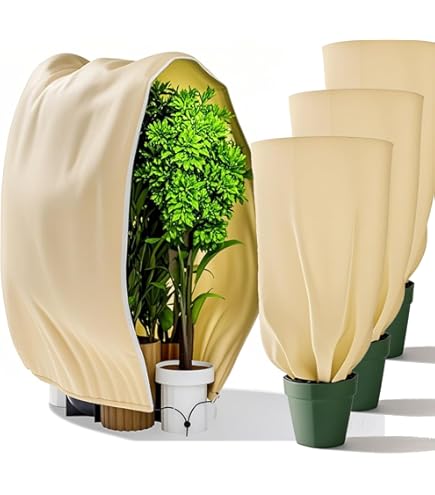 Rurunklee Housse De Protection Pour Jardinières, 2 Pièces