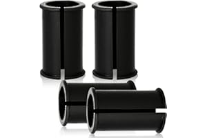SAVITA 4 Piezas Espaciador de Goma de Micrófono, 45 x 20 mm Montaje Choque de Micrófono Tubo Funda Goma Arandela de Goma, Accesorios de Micrófono para la Mayoría de las Cámaras (Negro)