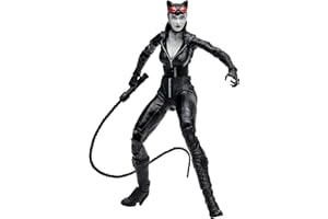 McFarlane Toys DC Multiverse Arkham City BW Catwoman - 7 in Collectible Figure