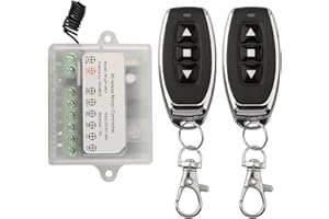 Eawfgtuw 8V 12V 24V 36V DC Motor Wireless For Control Switch, 10A Max Load, Remote For Control For Electric Actuators And Linear Motors Efficient Wireless For Control