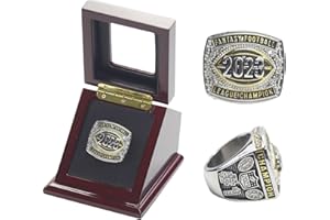 HYKJSHED 2023 Fantasy Football Ring Championship Ring FFL Champions Ring Souvenir Fan Gift Father's Day Collectibles