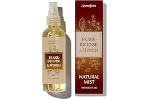 Aromafume Frankincense & Myrrh Mist Spray | 100 ml / 3.3oz | Ideal for deep relaxation, spirituality & rituals | Made with Pure Resin from Somalia | Non-alcoholic, non-toxic & vegan