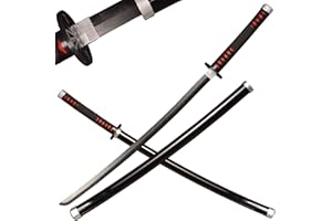 ‎SWORD VALLEY Sword Valley Holz Blade Anime Samurai Schwert, Demon Slayer-Schwert 104 cm- Wooden Cosplay Schwert, Vielfältige Modelle auswählen