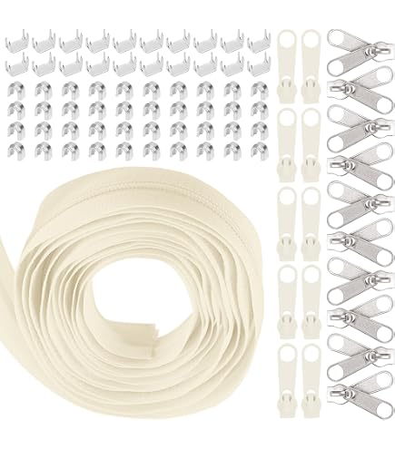 Fermeture éclair noire 5# en nylon imperméable, double curseur, fermeture éclair invisible pour la couture de vestes, fermetures à glissière de sport, fermetures à glissière de bricolage (couleur