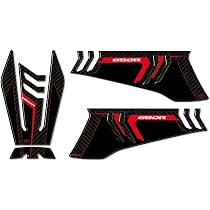 Labelbike 3D Gel Tank Pad Sticker For Honda CBR 650 R (Orange) - Motorcycle Protection & Decoration, Scratch Resistant