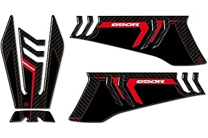 labelbike - Protector de Depósito y Protectores Lateral 3D Compatible CBR 650R Moto Honda CBR650R
