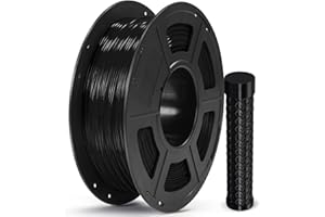 ANYCUBIC Filamento TPU 1,75 mm, Filamento TPU per Stampante 3D, Precisione Dimensionale +/- 0,03 mm, Stampa con la Maggior Parte Delle Stampanti 3D FDM, Nero 1KG
