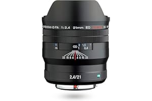 HD PENTAX-D FA 21mmF2.4ED Limited DC WR Black grandangolare obiettivo primario, Per l'uso con full frame DSLR lenti limitate, barilotto obiettivo in alluminio lavorato, Nero