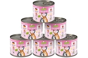 GranataPet Delicatessen 6 x 200 g de salmón y marisco para Gatos, Comida húmeda para Gatos, Comida para Gatos para gourmets, pienso sin Cereales y sin azúcares añadidos