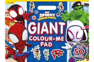 Marvel Spidey and his Amazing Friends: Giant Colour-Me Pad