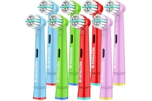 ‎REDTRON REDTRON Kids Elektryczna Końcówki do Szczoteczki kompatybilne z Oral B, Kids Końcówki do Szczoteczki z miękkim włosiem, końcówek do szczoteczek do zębów dla wrażliwych zębów i dziąseł (8 szt.)