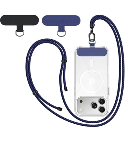 Cordon Telephone Portable, Avec 2 Patchs Noirs Durables