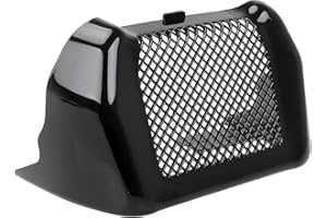 SHMTOOL Gloss Black Motorcycle Oil Cooler Cover Case Radiator Guard for Harley Touring Road King Road Glide Street Glide FLHR FLHX FLHRC 2017-2023