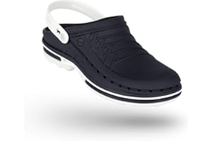 WOCK Clog con Cinturino e Steri-Tech Soletta, Zoccoli Lavoro Sanitario Donna e Uomo - Sterilizzabile, Antistatico, Traspirante e Antiscivolo