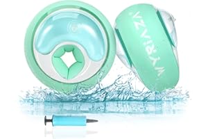 WYRIAZA Brassard Enfant, Brassard Gonflable Bebe 1-6 Ans, 6-20Kgs| Brassard Piscine Enfant avec 3 Airbags Indépendants (XS,S, Vert)