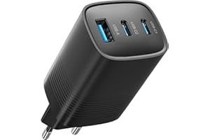 DEESOOCO Caricatore USB C 67W, Alimentatore Rapido GaN Compact PD a 3 porte, USB-C Caricatore Veloce per MacBook Pro/Air, Portatili, iPhone 16/15, iPad Pro, Samsung Galaxy S24/S23/S22 e Google Pixel