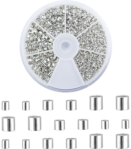 UNICRAFTALE 150 Perline Distanziali In Acciaio Inox 304 | Tubolari 5x4 Mm (Foro 3 Mm) Per Gioielli Fai Da Te