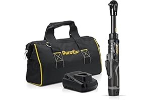 Durofix RW1216-3PG G12 Series 3/8" Extended Ratchet Wrench 10.8V Li-ion Cordless Electric Power Tool Kit with x1 Battery, Charger & Canvas Bag (88 Nm Fastening Torque)