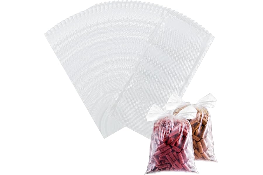 Realure 100 Pcs PVA Bags Carp Fishing Kit Fast Dissolve Water Soluble PVA Bags Pellets Bait Bags for Carp Fishing Bait Carp Fishing Bag Solid Bag Rigs Fishing Accessories Tackle (50mm*100mm)