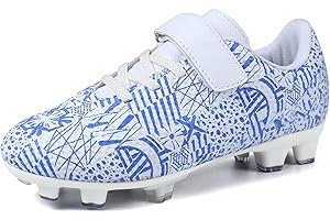 GRESKY Kids Football Boots Boys Girls Football Cleats Turf Trainers Athletics Sport Shoes