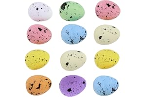 VALICLUD Ostereier – 100 Stück Gesprenkelte Schaumstoff-Vogeleier Diy-Ostereier Styropor-Eier Zum Basteln Osterparty-Zubehör