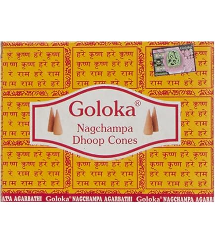 Laroom 12858 - Confezione 12 scatole di incenso Golden Nag Champa qfPc