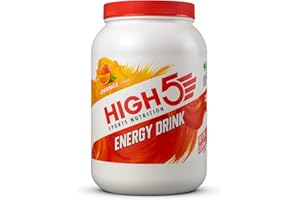 HIGH5 Energy Drink - Electrolytes Sport Energy Drink Powder - Isotonic Drink with 2:1 Fructose - Hydration for Running, Cycling, Endurance Fuel - Natural Flavours, Vegan (Orange, 2.2kg - 46 Servings)
