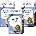 BBETTER Purified Shilajit/Shilajeet 500mg | Shilajit for Stamina, Strength, Muscle Growth & Vitality Support for Men | Pure Himalayan Shilajit Extract (Pack Of 3) - 180 Capsules