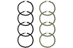 Pengshow Military Boot Straps, Twisters Army Ties, Trouser Twists Military With Metal Hooks, Elastic Boot Bands, Blousing Straps For Pants Men And Women Outdoor Hiking Military (Black, Green)