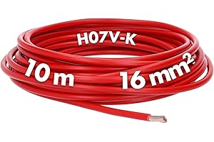 LAPP MOBILITY Lapp 4520046 H07V-K 16,0 mm² - Câble de câblage flexible - En PVC - Fil unique en PVC - Toron 16 mm² - Câblage