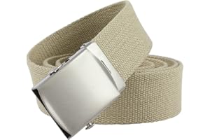 YEHMAN Ceinture sangle en toile style militaire 6 coloris 120 cm de long 3,5cm large