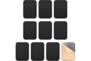 UFURMATE Lot de 10 caches de serrure de porte autocollants en fer pour réparation de serrure de porte (55 x 75 mm)