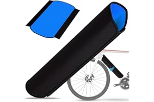 WUFANC Housse de Protection pour Batterie de Vélo Électrique, Protection de Batterie de Vélo électrique, Pour Circonférence de Cadre de 30-40 cm, Accessoire Néoprène (Bleu, 27 x 53 CM)