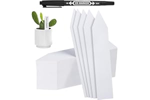 AOOTE 100 Pezzi Etichette per Piante, Marcatori per Piante Etichette in Plastica, Etichette Piante Impermeabile Cartellini, per Etichette plastica per Piante da Giardino, Semi Erbe in Vaso