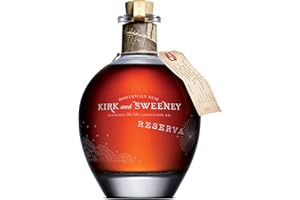 KIRK & SWEENEY - Reserva - Rhum Vieux Ambré - Origine : République Dominicaine - Notes de Fruits Secs & Sucre Roux - Vieillis en Fûts de Chêne Américain - 40 % Alcool - 70 cl