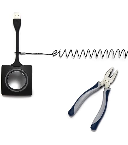 TetherTies Schweres Amt Kabelteile, 30 Stück, Silber, vormontiert, manipulationssicher, sichern Sie Ihre Computer, Adapter und Dongles, einfache Installation, kostenlose Crimpzange
