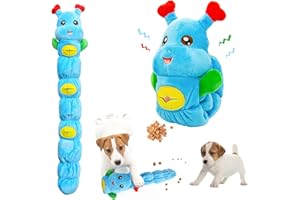 TUZHE Giocattolo interattivo per cani Giochi per Cani Giocattolo da Masticare Peluche Cigolante per Cani Cuccioli per Il Foraggiamento Alleviare Lo Stress