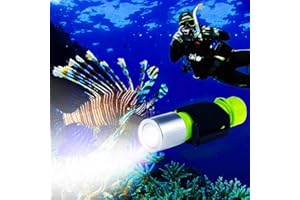 Bluefire 1100lm XM-L2 LED professionale Immersione torcia, Luce Lampada Impermeabile di Sicurezza sotto l' acqua con cinturino da polso