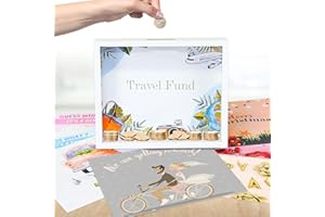 DUOJIN Cornice portafoto multifunzione con salvadanaio personalizzata, 3D per matrimoni, battesimi, viaggi, compleanni, regali di denaro