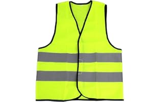 JRSHIRLEYLTD Gilet de sécurité pour enfants, gilet de sécurité réfléchissant, léger, pour l'école, le sport, les garçons et les filles, vert, taille unique