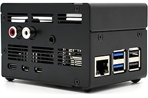 KKSB CASES KKSB Case for Raspberry Pi 5 - Compatible with IQaudio DAC+ and IQaudio DAC Pro Sound Cards for Raspberry Pi