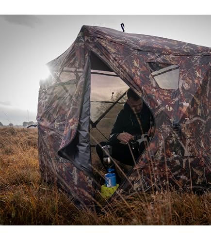 Tente Transparente Tente Camouflage Pop-up Transparente à 270° – Pour 2-3 Personnes, étanche – Idéale Chasse, Observation, Camping Tente Camouflage 2 Personnes Tente Transparente Tente Camouflage Pop-up Transparente à 270° – Pour 2-3 Personnes, étanche – Idéale Chasse, Observation, Camping Tente Camouflage 2 Personnes