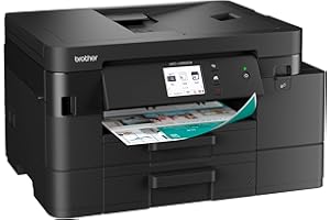 Brother MFCJ4550DW | Multifunzione inkjet a colori | Stampa fino a 20 ipm| Duplex in Stampa | Display da 6,8 cm | Cassetti da 400 fogli e ADF da 20 | WiFi e USB| gestione da mobile| Inbox da 350 pag