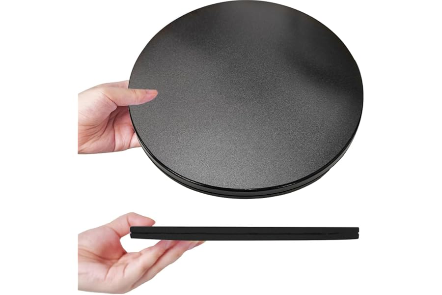 Creality Official Manual Rotating Platform, Manual Turntable, Display Stand 20 x 20 x 1.4 cm for Creality CR-Scan Ferret Pro/Otter/Raptor 3D Scanner
