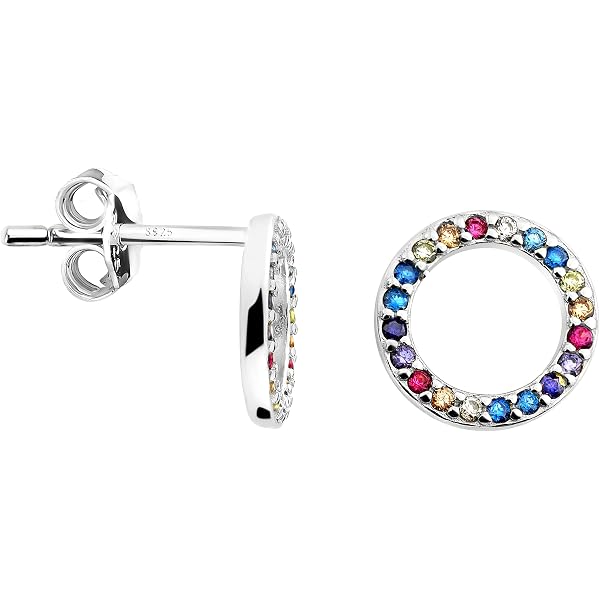 SOFIA MILANI Orecchini Pendenti In Argento Sterling 925 Con Zircone – Placcati Rodio – Ipoallergenici – In Confezione Regalo E2511