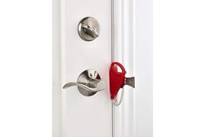 Addalock The Original Portable Door Lock for Travel & Home Security, 1-Piece Door Latch Lock for Houes, Apartments, Hotels, Motels, Schlafsäle & AirBnBs – Verriegeln Sie die Tür und bleiben Sie zu