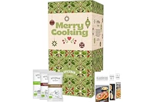 ‎SPICEBAR GEWÜRZKÜCHE Spicebar Gewürz-Adventskalender - 24 hocharomatische BIO- & 24 passende Rezeptideen von schnell & einfach bis raffiniert - inkl. Rezept-Sammelbox - Geschenkidee für Männer und Frauen