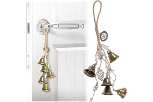 Tkxjry Campanelli Eolici de Streghe, Campana de Vento de Strega, Campane del Vento di Metallo Della Strega, Campane da Strega, Campane Della Strega Appese Appendini, Per Verande, Giardino, Finestre