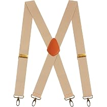 Mens Suspenders With 4 Swivel Hooks Adjustable Heavy Duty Braces Wfzrx1paxuflwuff